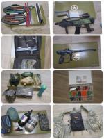 Complet set Paintball guns en gear